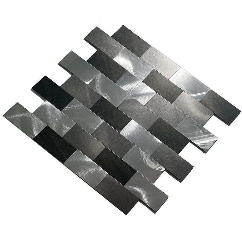 Rectangle Tile Peel and Stick Tile Kitchen Backsplash Peel and Stick Wall Tile Clearhalo 'Flooring 'Home Improvement' 'home_improvement' 'home_improvement_peel_stick_blacksplash' 'Peel & Stick Backsplash Tile' 'peel_stick_blacksplash' 'Walls & Ceilings' Walls and Ceiling' 1200x1200_89db48d2-939e-4a55-94de-165252097a8c
