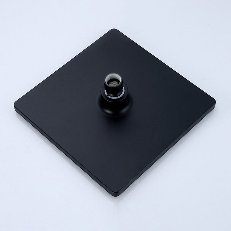 Black Square Fixed Shower Head Modern Style Wall-Mount Showerhead Clearhalo 'Bathroom Remodel & Bathroom Fixtures' 'Home Improvement' 'home_improvement' 'home_improvement_shower_heads' 'Shower Heads' 'shower_heads' 'Showers & Bathtubs Plumbing' 'Showers & Bathtubs' 1200x1200_8a0ebde4-57f1-46af-9370-3664e8fd5cec