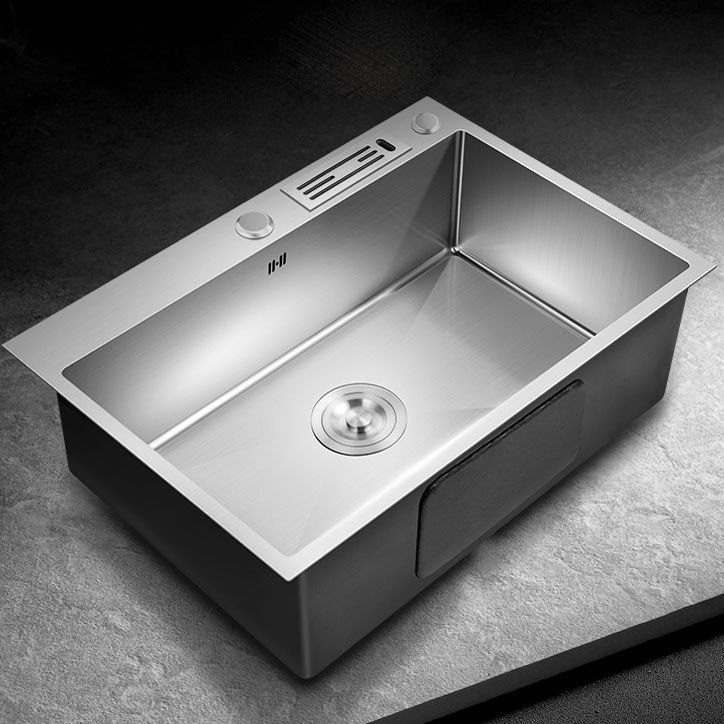 Drop-In Kitchen Sink with 2 Holes Stainless Steel Single Bowl Sink Clearhalo 'Home Improvement' 'home_improvement' 'home_improvement_kitchen_sinks' 'Kitchen Remodel & Kitchen Fixtures' 'Kitchen Sinks & Faucet Components' 'Kitchen Sinks' 'kitchen_sinks' 1200x1200_8a480c29-3ded-4c1b-9157-99f7ea506977