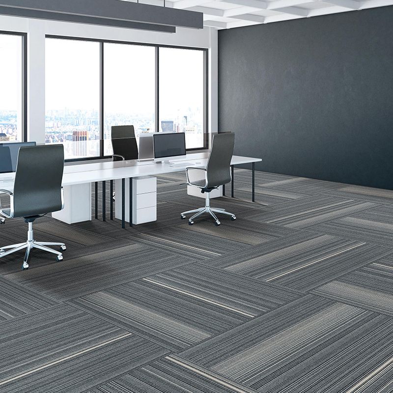 Gray Tone Level Loop Carpet Tile Self Adhesive Indoor Office Carpet Tile Clearhalo 'Carpet Tiles & Carpet Squares' 'carpet_tiles_carpet_squares' 'Flooring 'Home Improvement' 'home_improvement' 'home_improvement_carpet_tiles_carpet_squares' Walls and Ceiling' 1200x1200_8a709278-9b5d-4501-819a-b29a6a329f9c