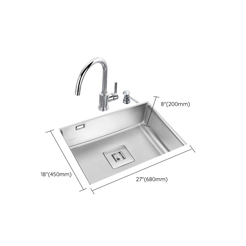 Modern Workstation Sink Stainless Faucet and Steel Basket Strainer Kitchen Sink Clearhalo 'Home Improvement' 'home_improvement' 'home_improvement_kitchen_sinks' 'Kitchen Remodel & Kitchen Fixtures' 'Kitchen Sinks & Faucet Components' 'Kitchen Sinks' 'kitchen_sinks' 1200x1200_8a87777e-494b-44d0-9760-5f4300369f08