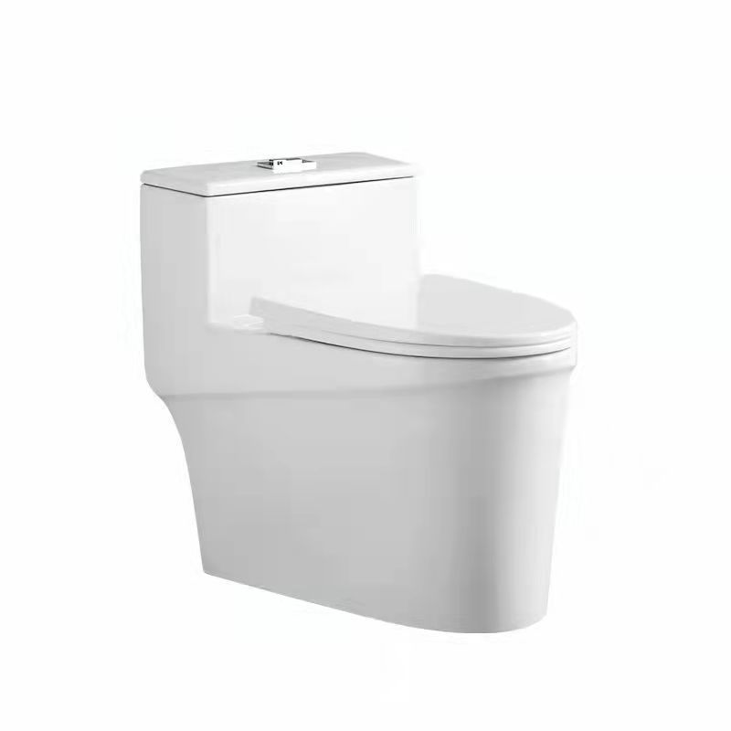 Glossy White Ceramic Toilet Bowl Modern Indoor All-In-One Toilet Clearhalo 'Bathroom Remodel & Bathroom Fixtures' 'Home Improvement' 'home_improvement' 'home_improvement_toilets' 'Toilets & Bidets' 'Toilets' 1200x1200_8a8a1adb-c075-42b7-b39b-48a333774988