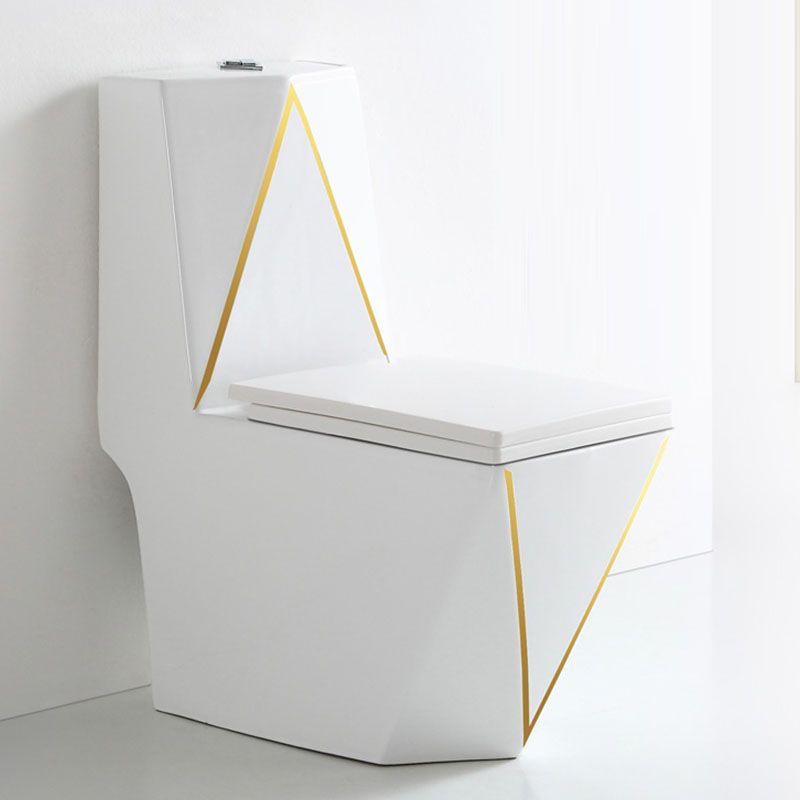 Siphon Jet Toilet Traditional One-Piece Toilet with Slow Close Seat Clearhalo 'Bathroom Remodel & Bathroom Fixtures' 'Home Improvement' 'home_improvement' 'home_improvement_toilets' 'Toilets & Bidets' 'Toilets' 1200x1200_8a8e22c1-7047-4c6b-bf98-b18b5fcedfbc