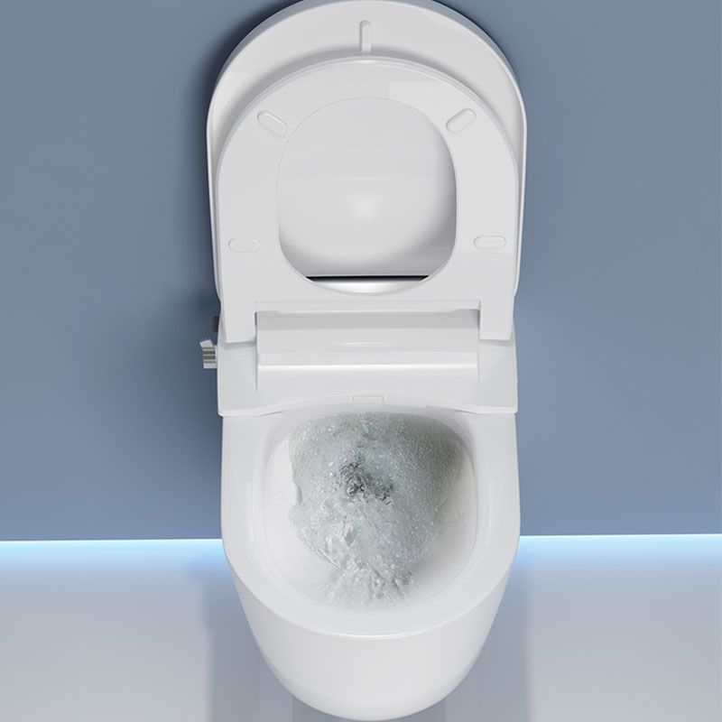Contemporary Elongated Ceramic Warm Air Dryer Smart Bidet in White Clearhalo 'Bathroom Remodel & Bathroom Fixtures' 'Bidets' 'Home Improvement' 'home_improvement' 'home_improvement_bidets' 'Toilets & Bidets' 1200x1200_8a9104e1-054a-47bb-baf0-204deb2e3eee
