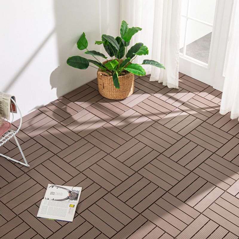 Outdoors Waterproof Laminate Flooring Dark Slip Resistant Laminate Clearhalo 'Flooring 'Home Improvement' 'home_improvement' 'home_improvement_laminate_flooring' 'Laminate Flooring' 'laminate_flooring' Walls and Ceiling' 1200x1200_8aabe922-9ec9-4ec0-8284-0b5fa894c2b3
