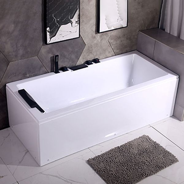 Freestanding Antique Finish Soaking Bath Rectangular Modern Bath Tub Clearhalo 'Bathroom Remodel & Bathroom Fixtures' 'Bathtubs' 'Home Improvement' 'home_improvement' 'home_improvement_bathtubs' 'Showers & Bathtubs' 1200x1200_8aad7418-a384-4083-bbf7-8e54d56bb6ee