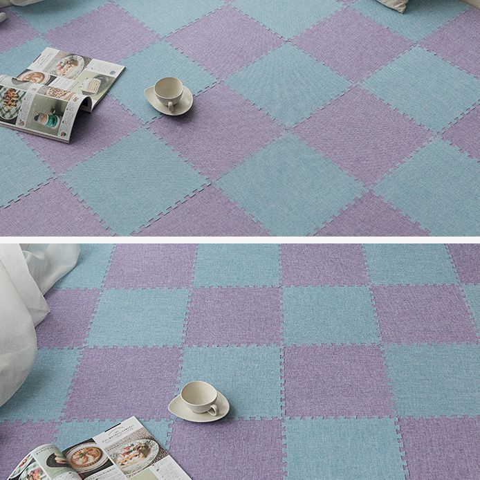 Carpet Tile Fade Resistant Non-Skid Solid Color Interlocking Carpet Tile Living Room Clearhalo 'Carpet Tiles & Carpet Squares' 'carpet_tiles_carpet_squares' 'Flooring 'Home Improvement' 'home_improvement' 'home_improvement_carpet_tiles_carpet_squares' Walls and Ceiling' 1200x1200_8aaf5153-28c0-4d43-b746-7ca61c4d55f3