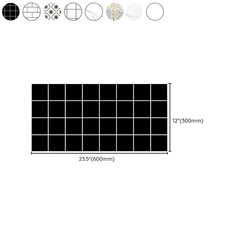 Classical Mosaic Backsplash Tile Peel and Stick Backsplash Tile for Kitchen Clearhalo 'Flooring 'Home Improvement' 'home_improvement' 'home_improvement_peel_stick_blacksplash' 'Peel & Stick Backsplash Tile' 'peel_stick_blacksplash' 'Walls & Ceilings' Walls and Ceiling' 1200x1200_8ab1ac5f-152b-416b-bde6-89b202ab9edb