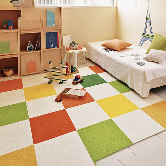 Indoor Carpet Tiles Square Color Block Level Loop Bedroom Carpet Tiles Clearhalo 'Carpet Tiles & Carpet Squares' 'carpet_tiles_carpet_squares' 'Flooring 'Home Improvement' 'home_improvement' 'home_improvement_carpet_tiles_carpet_squares' Walls and Ceiling' 1200x1200_8ab541e6-6f86-4eaa-9161-3d9cfb5c6dcd