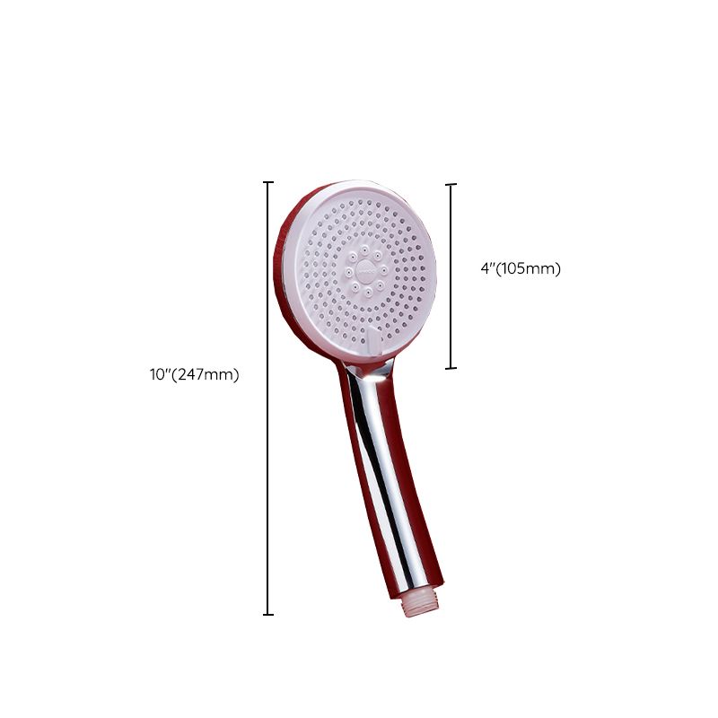 Modern Style Round Handheld Shower Bathroom Metal Wall Mounted Hand Shower Clearhalo 'Bathroom Remodel & Bathroom Fixtures' 'Home Improvement' 'home_improvement' 'home_improvement_shower_heads' 'Shower Heads' 'shower_heads' 'Showers & Bathtubs Plumbing' 'Showers & Bathtubs' 1200x1200_8ac09b6b-9f3c-4c08-b80a-874668f09df1