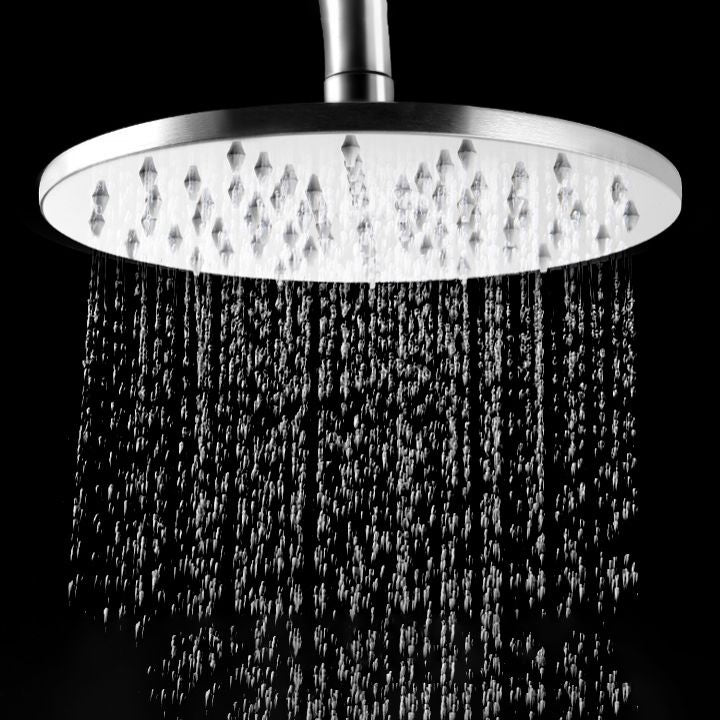Stainless Steel Fixed Shower Head in Silver H2Okinetic Technology Showerhead Clearhalo 'Bathroom Remodel & Bathroom Fixtures' 'Home Improvement' 'home_improvement' 'home_improvement_shower_heads' 'Shower Heads' 'shower_heads' 'Showers & Bathtubs Plumbing' 'Showers & Bathtubs' 1200x1200_8ac118aa-3b0c-4f9c-b854-abd33b560b78