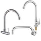 Contemporary Single Handle Kitchen Faucet Brass 1-Hold Bar Faucet Clearhalo 'Home Improvement' 'home_improvement' 'home_improvement_kitchen_faucets' 'Kitchen Faucets' 'Kitchen Remodel & Kitchen Fixtures' 'Kitchen Sinks & Faucet Components' 'kitchen_faucets' 1200x1200_8ac1d723-2adb-4bd5-8a5a-b20bee71f440