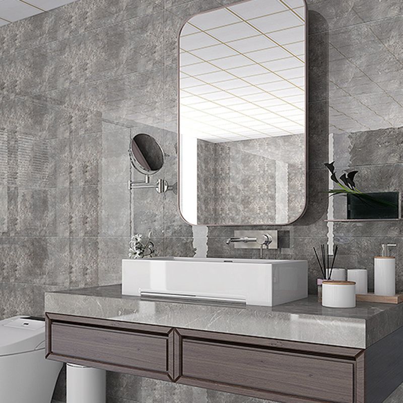 Single Tile Peel and Stick Backsplash Modern Style Bathroom Peel and Stick Backsplash Clearhalo 'Flooring 'Home Improvement' 'home_improvement' 'home_improvement_peel_stick_blacksplash' 'Peel & Stick Backsplash Tile' 'peel_stick_blacksplash' 'Walls & Ceilings' Walls and Ceiling' 1200x1200_8ac54557-6a36-4e0f-bef7-92f0158e24b3