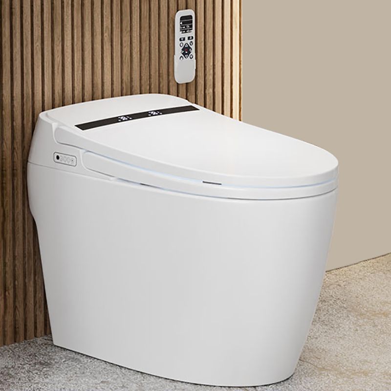 White ABS Toilet Modern All-In-One Toilet Bowl with Heated Seat Clearhalo 'Bathroom Remodel & Bathroom Fixtures' 'Home Improvement' 'home_improvement' 'home_improvement_toilets' 'Toilets & Bidets' 'Toilets' 1200x1200_8ae3a9f4-1c43-4266-adf4-3ad7629bfd18