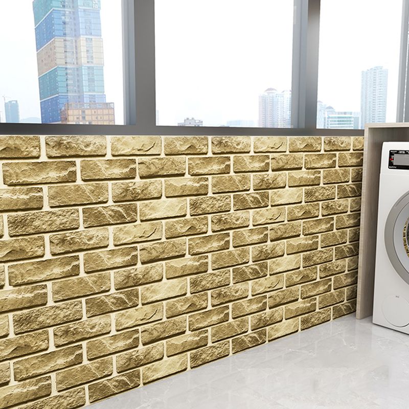 Industrial Wall Ceiling 3D Artificial Brick Living Room Peel and Stick Paneling (5-Pack) Clearhalo 'Flooring 'Home Improvement' 'home_improvement' 'home_improvement_wall_paneling' 'Wall Paneling' 'wall_paneling' 'Walls & Ceilings' Walls and Ceiling' 1200x1200_8aef957d-f8c9-4b5d-8287-9a5ccd0442dc