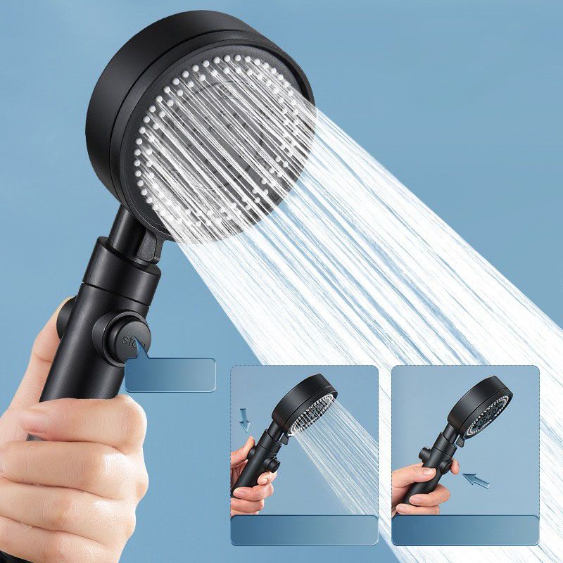 Contemporary Hand Shower Plastic Round Hand Shower with Self-Cleaning Clearhalo 'Bathroom Remodel & Bathroom Fixtures' 'Home Improvement' 'home_improvement' 'home_improvement_shower_heads' 'Shower Heads' 'shower_heads' 'Showers & Bathtubs Plumbing' 'Showers & Bathtubs' 1200x1200_8b0449ad-6109-44f3-afe9-82bd7ab31dc3
