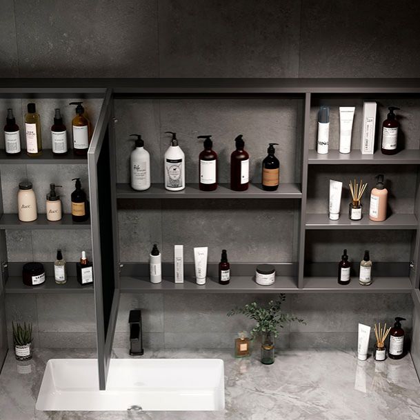 Mirror Included Wall Mount Bathroom Vanity Set with Sink Faucet Clearhalo 'Bathroom Remodel & Bathroom Fixtures' 'Bathroom Vanities' 'bathroom_vanities' 'Home Improvement' 'home_improvement' 'home_improvement_bathroom_vanities' 1200x1200_8b124036-50e0-4996-9621-6bb725156465