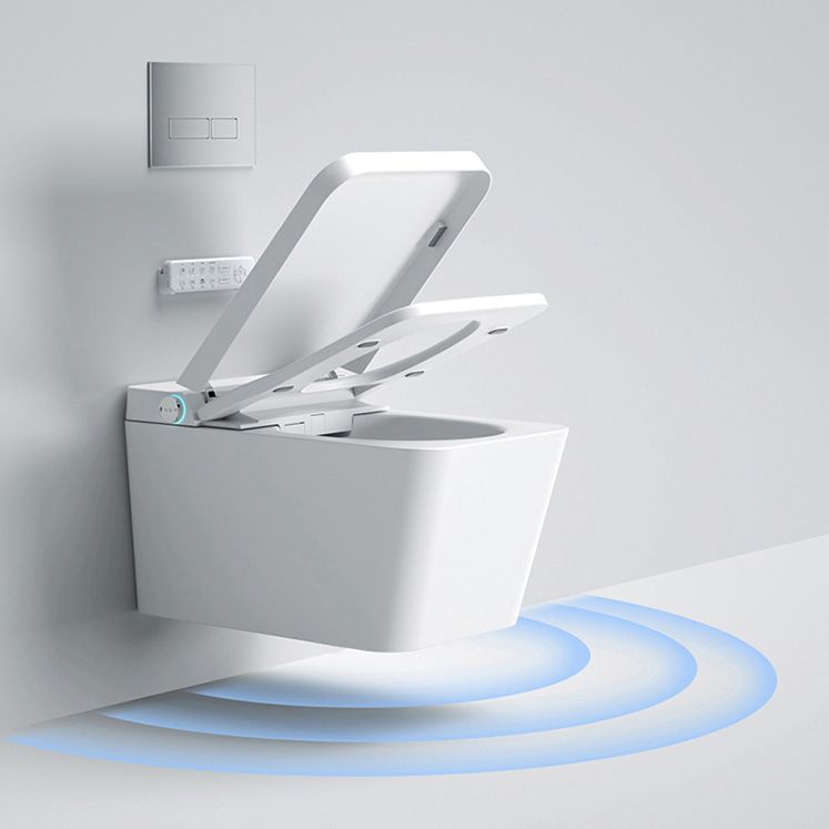 Modern Electronic Elongated Toilet Wall Mounted Bidet without Water Pressure Control Clearhalo 'Bathroom Remodel & Bathroom Fixtures' 'Bidets' 'Home Improvement' 'home_improvement' 'home_improvement_bidets' 'Toilets & Bidets' 1200x1200_8b15b35e-cc0c-404c-993d-21ec83db8203