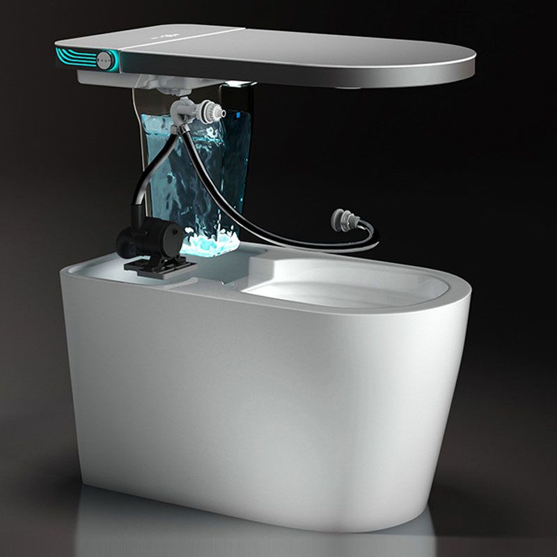 Contemporary Flush Toilet Floor Mounted One-Piece Toilet ABS Toilet Bowl Clearhalo 'Bathroom Remodel & Bathroom Fixtures' 'Home Improvement' 'home_improvement' 'home_improvement_toilets' 'Toilets & Bidets' 'Toilets' 1200x1200_8b1aee24-346c-4e8c-92a3-6c63f19032c4