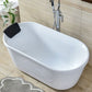 Acrylic Soaking Bathtub Antique Finish Roll Top Oval Bath Tub Clearhalo 'Bathroom Remodel & Bathroom Fixtures' 'Bathtubs' 'Home Improvement' 'home_improvement' 'home_improvement_bathtubs' 'Showers & Bathtubs' 1200x1200_8b2bdce9-bf25-4a25-b15e-6b26e5ea24bc