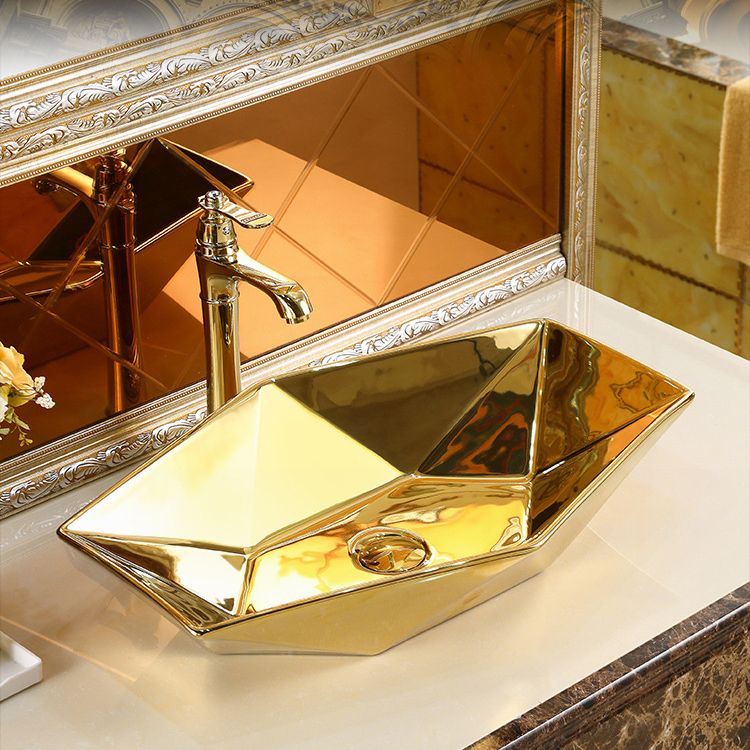 Modern Vessel Lavatory Sink Metal Specialty with Faucet Basin Sink Clearhalo 'Bathroom Remodel & Bathroom Fixtures' 'Bathroom Sinks & Faucet Components' 'Bathroom Sinks' 'bathroom_sink' 'Home Improvement' 'home_improvement' 'home_improvement_bathroom_sink' 1200x1200_8b3b4184-ea4e-48d3-a64e-89d0d31dbea1