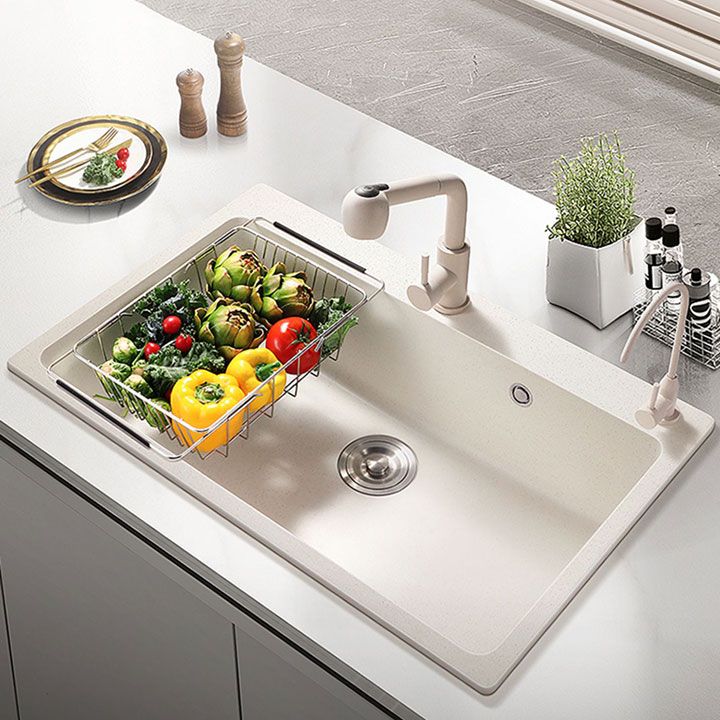Modern Single Bowl Sink Solid Color Kitchen Sink with Overflow Hole Clearhalo 'Home Improvement' 'home_improvement' 'home_improvement_kitchen_sinks' 'Kitchen Remodel & Kitchen Fixtures' 'Kitchen Sinks & Faucet Components' 'Kitchen Sinks' 'kitchen_sinks' 1200x1200_8b5964cf-96f1-4d0b-888d-155b4cabf6ef