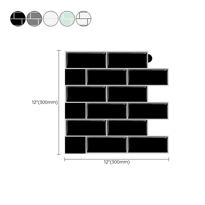 Peel & Stick Subway Tile PVC Stain Resistant Rectangle Peel and Stick Tile for Kitchen Clearhalo 'Flooring 'Home Improvement' 'home_improvement' 'home_improvement_peel_stick_blacksplash' 'Peel & Stick Backsplash Tile' 'peel_stick_blacksplash' 'Walls & Ceilings' Walls and Ceiling' 1200x1200_8b5f007b-030f-4861-b56e-4ad4f698a277