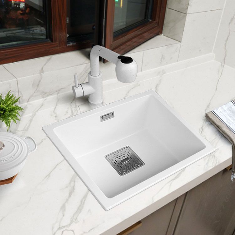 Modern Quartz Sink Solid Color Square Single Bowl Kitchen Sink Clearhalo 'Home Improvement' 'home_improvement' 'home_improvement_kitchen_sinks' 'Kitchen Remodel & Kitchen Fixtures' 'Kitchen Sinks & Faucet Components' 'Kitchen Sinks' 'kitchen_sinks' 1200x1200_8b6ca8eb-e8cd-4dbf-a0ec-51762e86217c