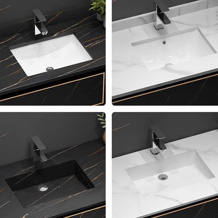 Mid-Century Modern Bathroom Vanity Stone with Mirror and Standalone Cabinet Vanity Clearhalo 'Bathroom Remodel & Bathroom Fixtures' 'Bathroom Vanities' 'bathroom_vanities' 'Home Improvement' 'home_improvement' 'home_improvement_bathroom_vanities' 1200x1200_8b70b368-2100-45cc-9433-3670284ad1c8