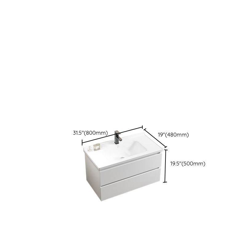 Modern Wood Sink Vanity Wood Wall Mount Faucet Included Bathroom Vanity Set Clearhalo 'Bathroom Remodel & Bathroom Fixtures' 'Bathroom Vanities' 'bathroom_vanities' 'Home Improvement' 'home_improvement' 'home_improvement_bathroom_vanities' 1200x1200_8ba2b80b-d884-44f0-892b-ff3e9c25b115