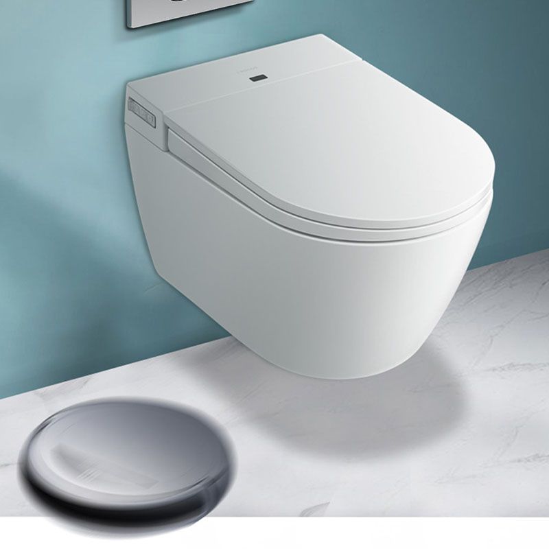 Contemporary Electronic Elongated Toilet with Heated Seat Wall Mounted Bidet Clearhalo 'Bathroom Remodel & Bathroom Fixtures' 'Bidets' 'Home Improvement' 'home_improvement' 'home_improvement_bidets' 'Toilets & Bidets' 1200x1200_8bb7a339-b528-45d0-9df5-db3673f1b550
