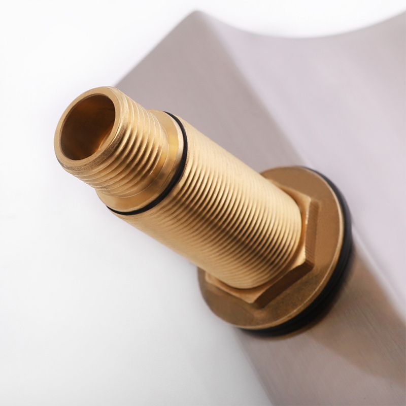 2-Handle Brushed Nickel Widespread Faucet 3-Hole Widespread Bathroom Sink Faucet in Chrome Clearhalo 'Bathroom Remodel & Bathroom Fixtures' 'Bathroom Sink Faucets' 'Bathroom Sinks & Faucet Components' 'bathroom_sink_faucets' 'Home Improvement' 'home_improvement' 'home_improvement_bathroom_sink_faucets' 1200x1200_8bbc61ff-cf40-4ea3-be0e-a45eafb076bd