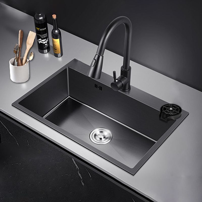 Contemporary Kitchen Sink Stainless Steel 2 Holes Drop-In Kitchen Sink Clearhalo 'Home Improvement' 'home_improvement' 'home_improvement_kitchen_sinks' 'Kitchen Remodel & Kitchen Fixtures' 'Kitchen Sinks & Faucet Components' 'Kitchen Sinks' 'kitchen_sinks' 1200x1200_8be30be6-1139-49e8-9428-24bbb8ab454b