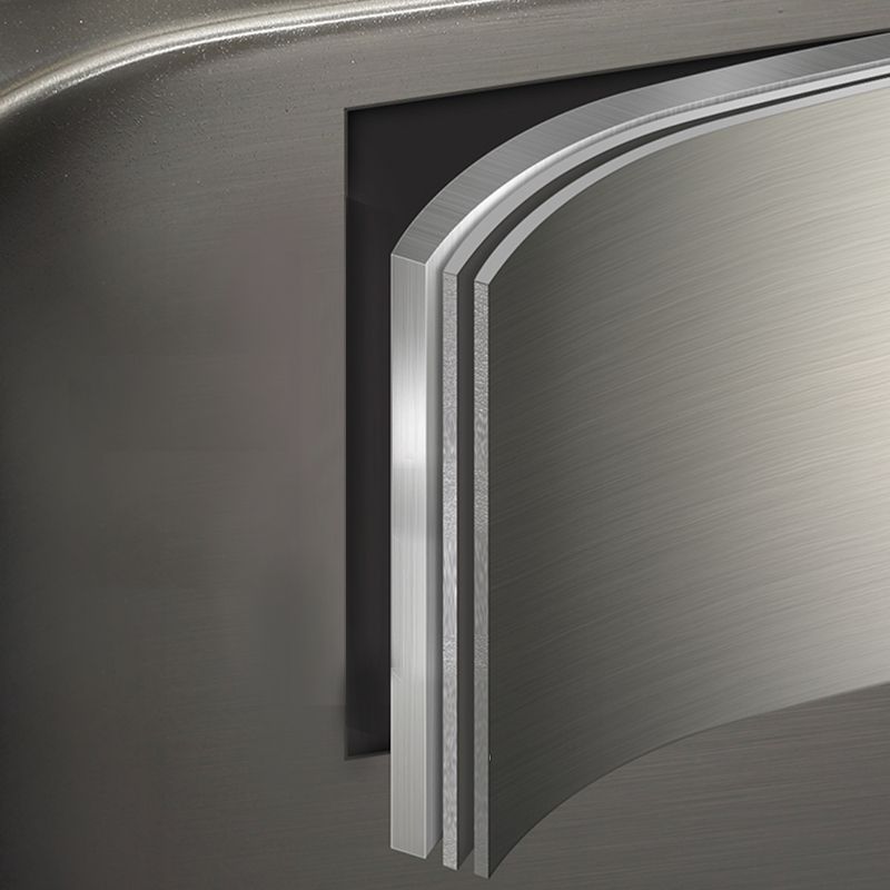 Contemporary Style Kitchen Sink Dirt Resistant Drop-In Kitchen Sink with Drain Assembly Clearhalo 'Home Improvement' 'home_improvement' 'home_improvement_kitchen_sinks' 'Kitchen Remodel & Kitchen Fixtures' 'Kitchen Sinks & Faucet Components' 'Kitchen Sinks' 'kitchen_sinks' 1200x1200_8be884a4-77dd-494c-81dc-09fb2f570d23