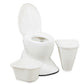 Contemporary Plastic Toilet Floor Mounted Toilet Bowl with Slow Close Seat for Bathroom Clearhalo 'Bathroom Remodel & Bathroom Fixtures' 'Home Improvement' 'home_improvement' 'home_improvement_toilets' 'Toilets & Bidets' 'Toilets' 1200x1200_8bebceba-9dff-4139-9803-dfeecd32fd84