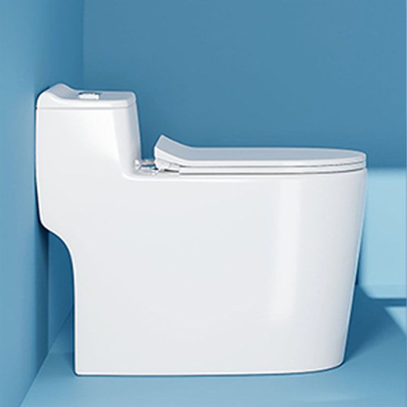 White Elongated One-Piece Toilet Siphon Jet Water Saving Flush Toilet with Toilet Seat Clearhalo 'Bathroom Remodel & Bathroom Fixtures' 'Home Improvement' 'home_improvement' 'home_improvement_toilets' 'Toilets & Bidets' 'Toilets' 1200x1200_8c28fdab-e88d-47b9-8556-23c483d3ff30