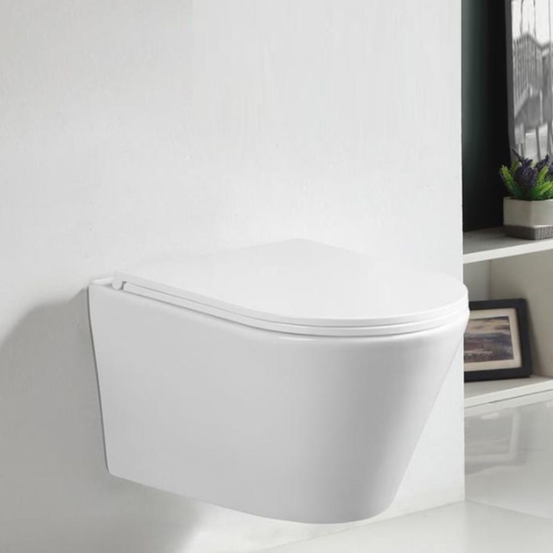 Contemporary Wall Hung Toilet Bowl White Seat Included Urine Toilet for Bathroom Clearhalo 'Bathroom Remodel & Bathroom Fixtures' 'Home Improvement' 'home_improvement' 'home_improvement_toilets' 'Toilets & Bidets' 'Toilets' 1200x1200_8c2def72-6521-4078-9f22-52427a80ed7f