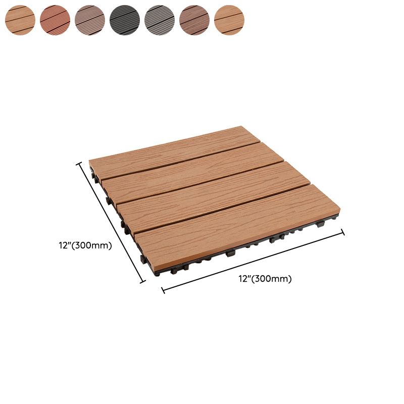 Composite Deck Plank Solid Color Interlocking Wood Flooring Tiles Clearhalo 'Home Improvement' 'home_improvement' 'home_improvement_outdoor_deck_tiles_planks' 'Outdoor Deck Tiles & Planks' 'Outdoor Flooring & Tile' 'Outdoor Remodel' 'outdoor_deck_tiles_planks' 1200x1200_8c435a8f-3847-42a0-b3b9-8d2a8bb8100a