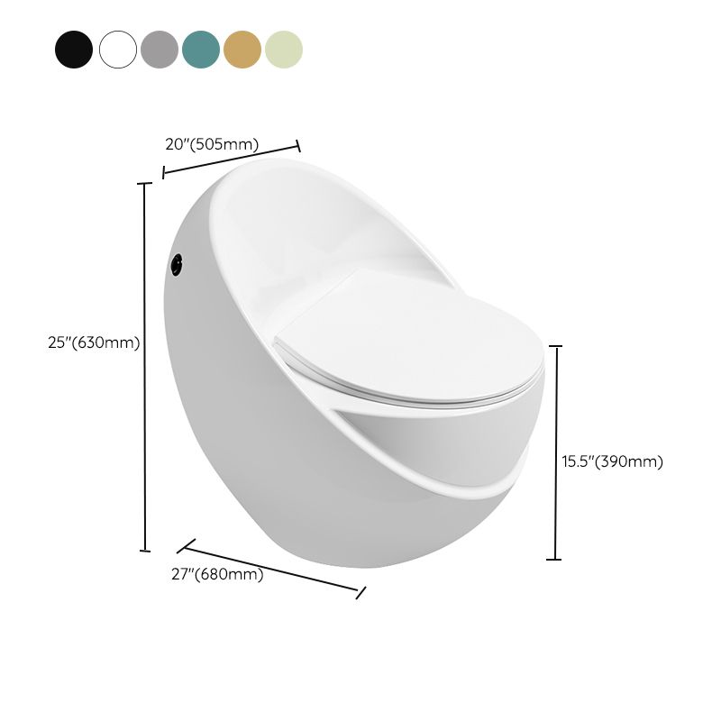 Modern Flush Toilet All-In-One Floor Mounted ABS Siphon Jet Toilet Bowl Clearhalo 'Bathroom Remodel & Bathroom Fixtures' 'Home Improvement' 'home_improvement' 'home_improvement_toilets' 'Toilets & Bidets' 'Toilets' 1200x1200_8c4b38d0-35fb-4c7d-838a-215ff3b99479