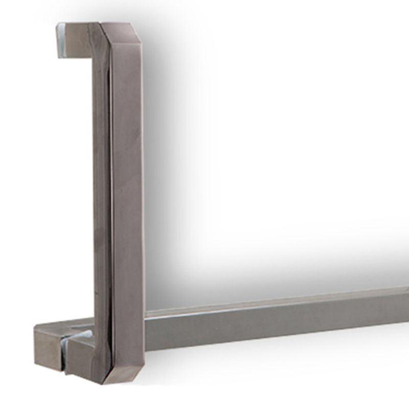 Glass and Metal Shower Bath Door Simple One-Line Shower Door Clearhalo 'Bathroom Remodel & Bathroom Fixtures' 'Home Improvement' 'home_improvement' 'home_improvement_shower_tub_doors' 'Shower and Tub Doors' 'shower_tub_doors' 'Showers & Bathtubs' 1200x1200_8c60576d-4079-4317-9f0d-561431ce0942