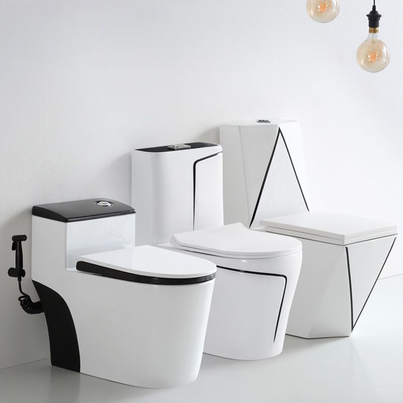 Skirted Toilet Traditional Floor Mount One-Piece Toilet with Slow Close Seat Clearhalo 'Bathroom Remodel & Bathroom Fixtures' 'Home Improvement' 'home_improvement' 'home_improvement_toilets' 'Toilets & Bidets' 'Toilets' 1200x1200_8c6847c6-b182-4431-8981-a78286ca003a