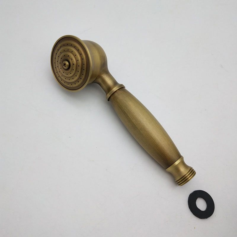 Traditional Handheld Shower Head with Hose Polished Brass Wall-Mount Showerhead Clearhalo 'Bathroom Remodel & Bathroom Fixtures' 'Home Improvement' 'home_improvement' 'home_improvement_shower_heads' 'Shower Heads' 'shower_heads' 'Showers & Bathtubs Plumbing' 'Showers & Bathtubs' 1200x1200_8c6e663a-ff36-455c-9194-2dae29873cca