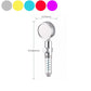 Creative Metal Shower Head Adjustable Water Flow Round Handheld Shower Head Clearhalo 'Bathroom Remodel & Bathroom Fixtures' 'Home Improvement' 'home_improvement' 'home_improvement_shower_heads' 'Shower Heads' 'shower_heads' 'Showers & Bathtubs Plumbing' 'Showers & Bathtubs' 1200x1200_8c73a73c-9f6e-4d94-86e1-8d87e9e16326