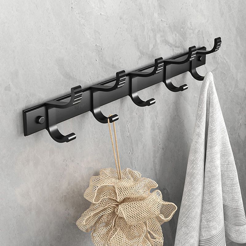 Traditional Black Bathroom Accessory As Individual Or As a Set Clearhalo 'Bathroom Hardware Sets' 'Bathroom Hardware' 'Bathroom Remodel & Bathroom Fixtures' 'bathroom_hardware_sets' 'Home Improvement' 'home_improvement' 'home_improvement_bathroom_hardware_sets' 1200x1200_8c9009e1-639d-45cd-a756-34de626ba927