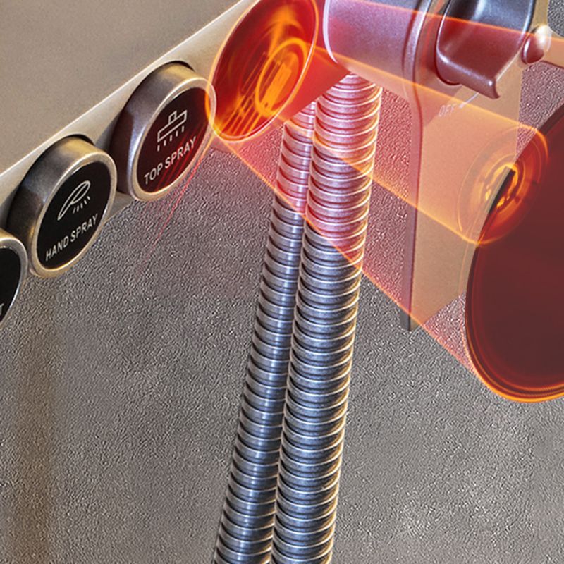 Modern Shower System Rectangle Handle Lever Wall Mounted Copper Shower System Clearhalo 'Bathroom Remodel & Bathroom Fixtures' 'Home Improvement' 'home_improvement' 'home_improvement_shower_faucets' 'Shower Faucets & Systems' 'shower_faucets' 'Showers & Bathtubs Plumbing' 'Showers & Bathtubs' 1200x1200_8c98cc2d-2441-4f0d-a001-9512eda9ea2e