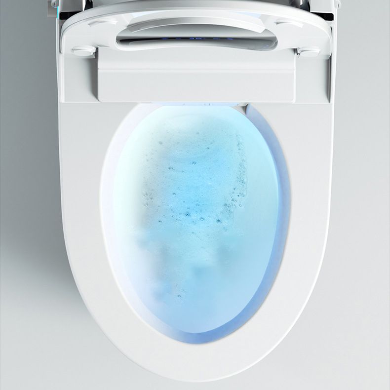 White Elongated Floor Mount Bidet Stain Resistant Floor Standing Bidet with Heated Seat Clearhalo 'Bathroom Remodel & Bathroom Fixtures' 'Bidets' 'Home Improvement' 'home_improvement' 'home_improvement_bidets' 'Toilets & Bidets' 1200x1200_8c9ce0fb-50ed-4927-b92b-a98281d73d82