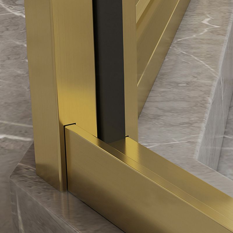 Framed Silver Shower Enclosure Clear Easy Clean Glass Shower Enclosure Clearhalo 'Bathroom Remodel & Bathroom Fixtures' 'Home Improvement' 'home_improvement' 'home_improvement_shower_stalls_enclosures' 'Shower Stalls & Enclosures' 'shower_stalls_enclosures' 'Showers & Bathtubs' 1200x1200_8cb59c4a-5a54-4a12-9e93-3fdc30c76adf