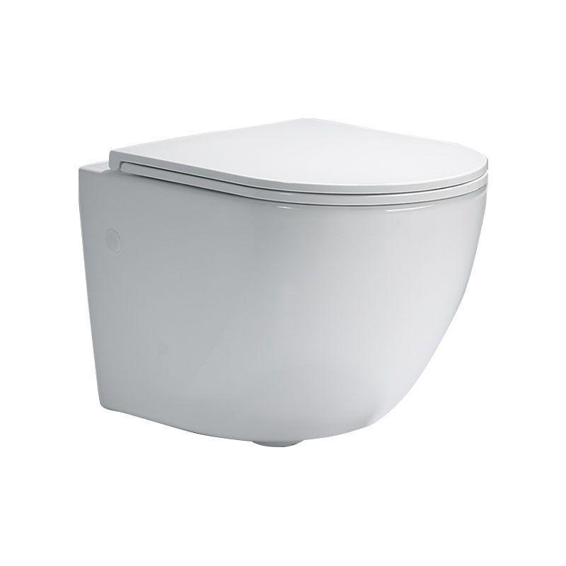 Wall-mounted Toilet Household In-wall Hidden Tank Soft-Close Seat Toilet Clearhalo 'Bathroom Remodel & Bathroom Fixtures' 'Home Improvement' 'home_improvement' 'home_improvement_toilets' 'Toilets & Bidets' 'Toilets' 1200x1200_8cbf64f5-a335-4fdd-b4f8-dc00d81efa87