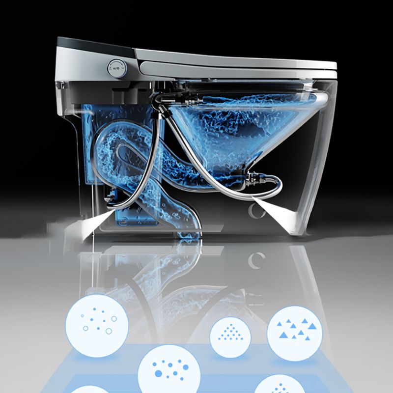 Contemporary Heated Seat Dryer Elongated White Ceramic Floor Standing Bidet Clearhalo 'Bathroom Remodel & Bathroom Fixtures' 'Bidets' 'Home Improvement' 'home_improvement' 'home_improvement_bidets' 'Toilets & Bidets' 1200x1200_8cc6e889-2b15-42ec-9ee6-9573e984adad