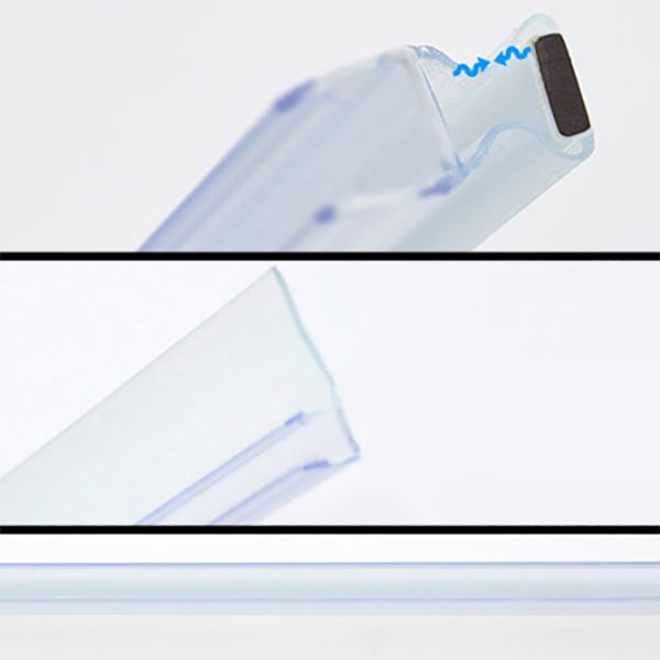 Black Single Sliding Shower Door Framed Tempered Shower Doors Clearhalo 'Bathroom Remodel & Bathroom Fixtures' 'Home Improvement' 'home_improvement' 'home_improvement_shower_tub_doors' 'Shower and Tub Doors' 'shower_tub_doors' 'Showers & Bathtubs' 1200x1200_8cd2aa57-dcf8-419d-9288-425e4bb8579a